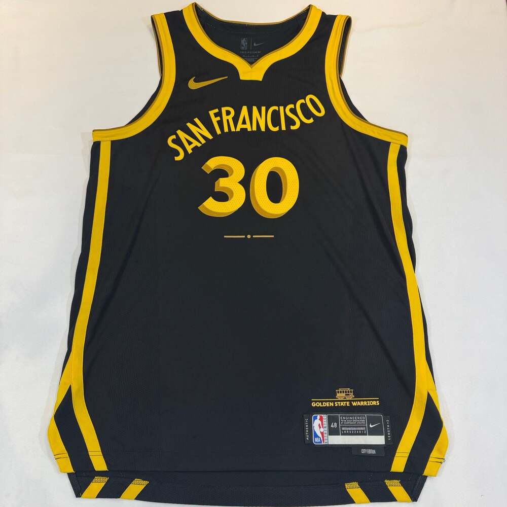 Nike Stephen Curry Golden State Warriors ‘23-24 City Ed. Authentic Jersey Sz L